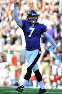 Larry French/Getty Images Billy Cundiff had an outstanding season 