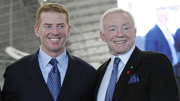 Jason Garrett and Jerry Jones