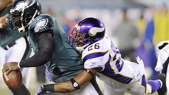 Michael Vick and Antoine Winfield