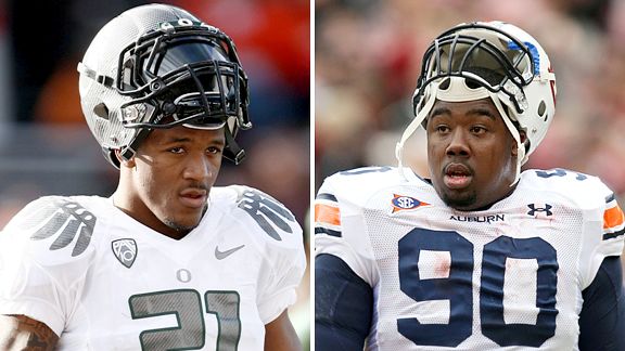 LaMichael James and Nick Fairley