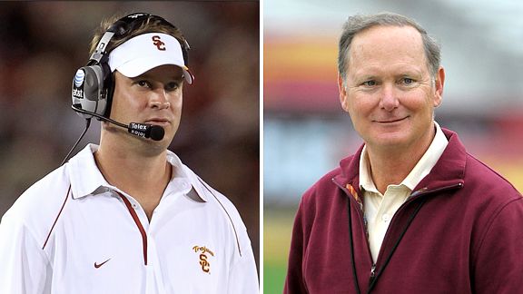 Lane Kiffin and Pat Haden