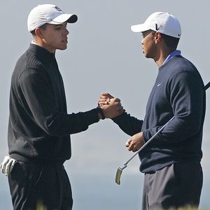 Joseph Bramlett and Tiger Woods
