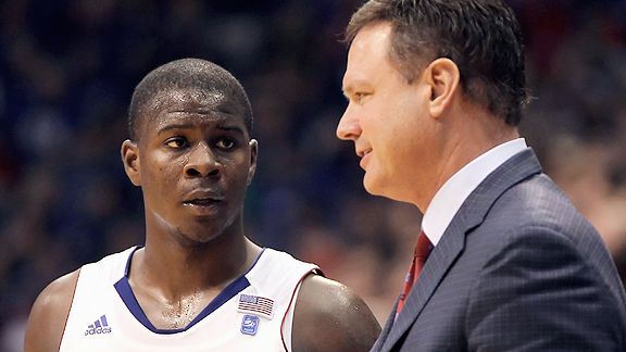 Josh Selby and Bill Self
