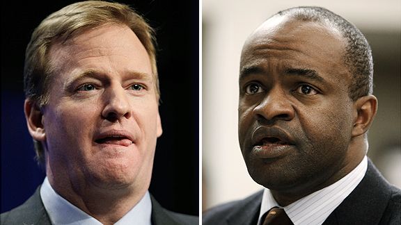 Roger Goodell and DeMaurice Smith