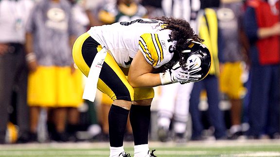 Polamalu Flying Tackle