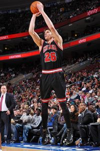 Jesse D. Garrabrant/NBAE/Getty Images The Bulls' Kyle Korver will face 