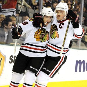 Jonathan Toews and Patrick Kane