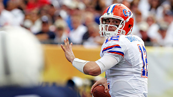 College Football: Florida Gators quarterback Brantley will be elite in