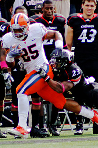 Syracuse linebacker Derrell Smith 