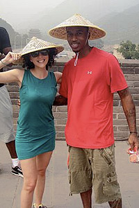 Ilana Nun and Brandon Jennings