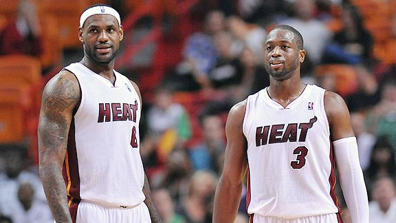 LeBron James and Dwyane Wade