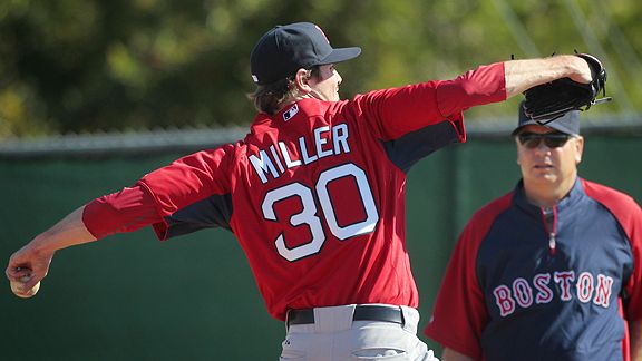 AP Photo/Dave Martin Andrew Miller gets his first start in a Red Sox