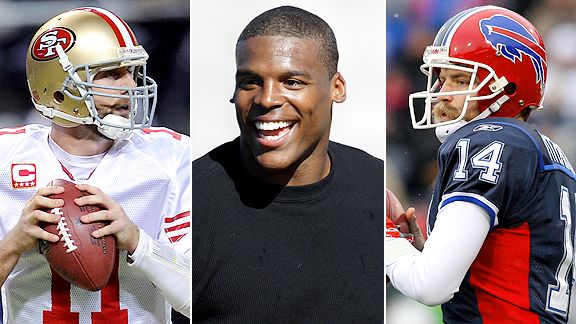 Alex Smith, Ryan Fitzpatrick and Cam Newton