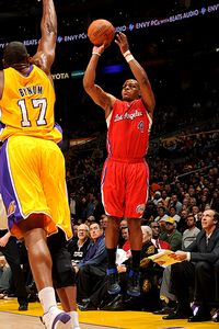 Noah Graham/NBAE via Getty Images Randy Foye of the Clippers had a 