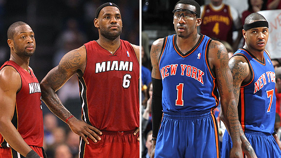 LeBron James/Dwyane Wade/Carmelo Anthony/Amar'e Stoudemire