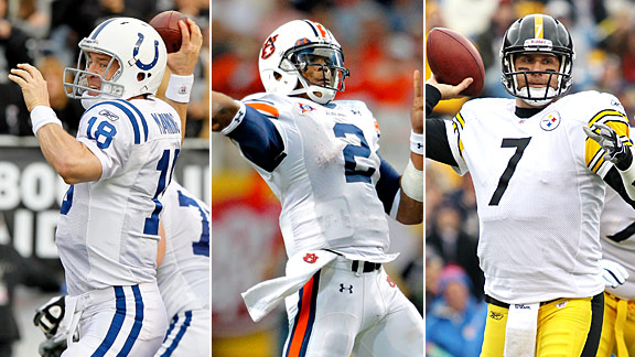 Manning, Newton & Roethlisberger