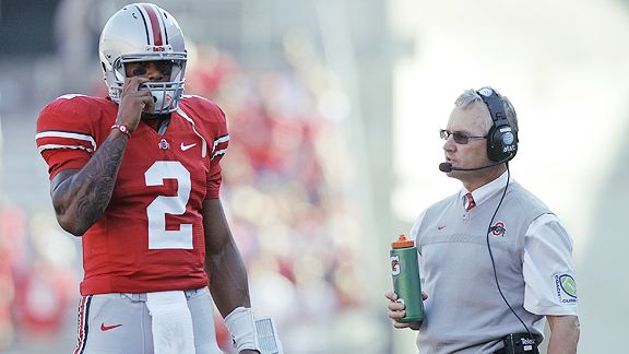 Terrelle Pryor and Jim Tressel