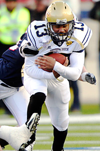 Georgia Tech quarterback Tevin Washington