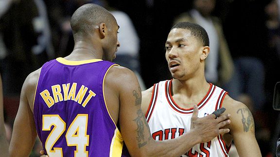 Kobe Bryant and Derrick Rose
