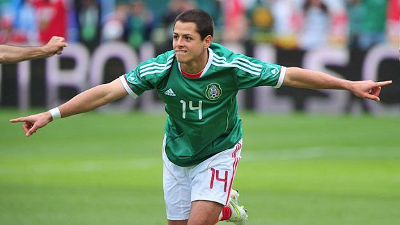 Steve Lopez Getty Images Javier Chicharito Hernandez celebrates a goal in