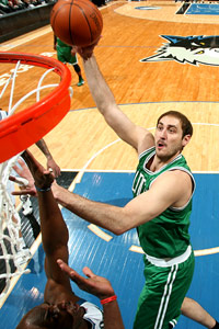  /NBAE/Getty Nenad Krstic started stronger than he finished in Boston