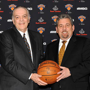 Donnie Walsh and James Dolan (Getty Images)