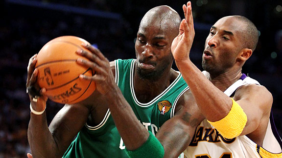Kevin Garnett & Kobe Bryant
