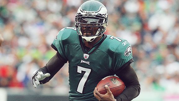 Philadelphia Eagles name Michael Vick starting quarterback