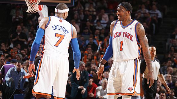 Carmelo Anthony and Amare Stoudemire