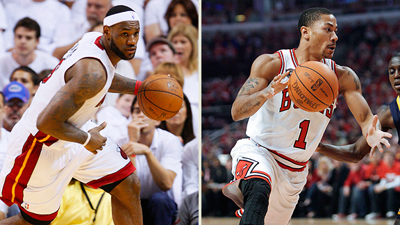 LeBron James, Derrick Rose