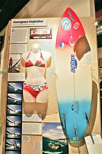 Bethany Hamilton's surfboard