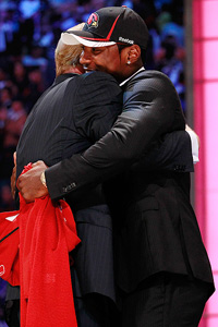 Roger Goodell and Patrick Peterson
