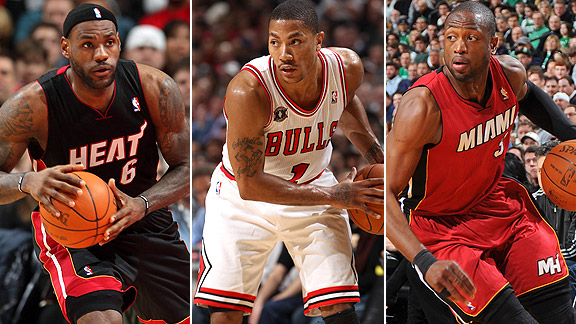 LeBron James/Derrick Rose/Dwyane Wade