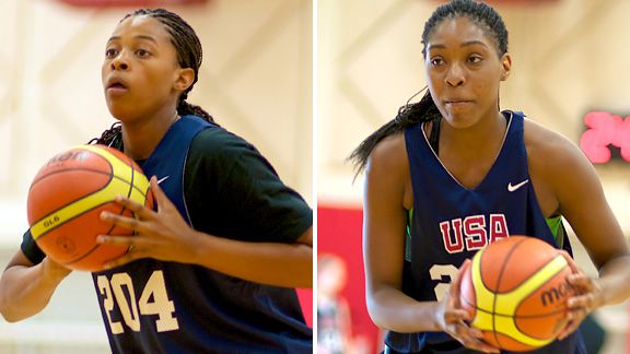 Jatarie White and Sydney Umeri