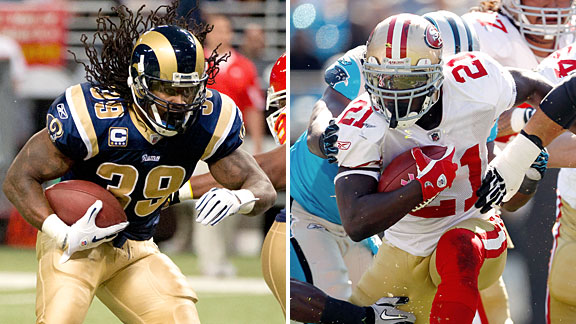 Frank Gore and Steven Jackson