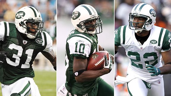 Antonio Cromartie, Santonio Holmes, Brodney Pool