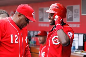 Brandon Phillips and Dusty Baker