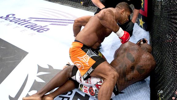 Alistair Overeem and Brett Rogers