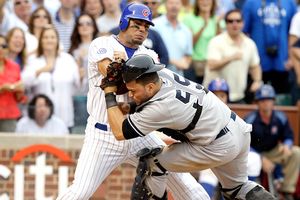 Russell Martin and Carlos Pena