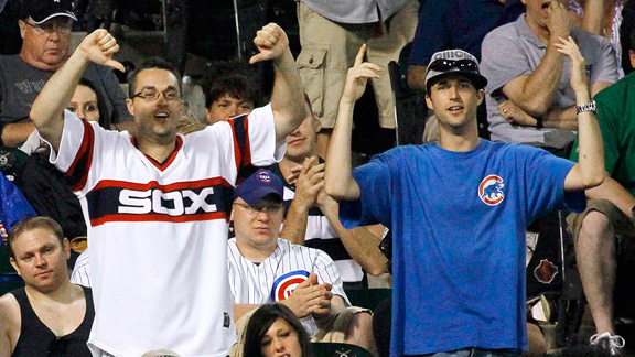 Chicago White Sox and Cubs fans
