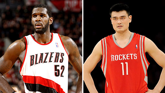 Greg Oden & Yao Ming