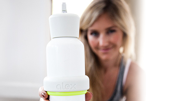 Gretchen Bleiler water bottle