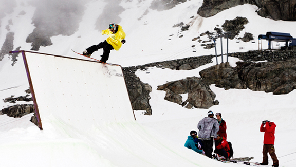 snowboarding video