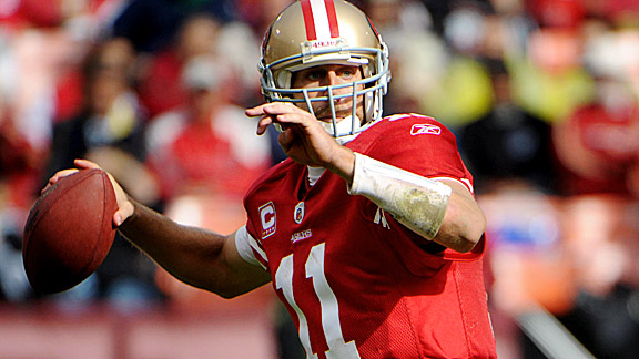 49ers hope new starter Colin Kaepernick can move ball downfield