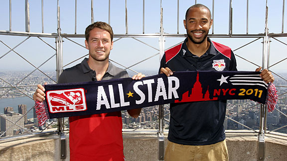 Michael Owen & Thierry Henry