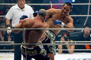 Dan Henderson and Wanderlei Silva 