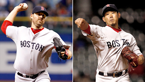 John Lackey and Daisuke Matsuzaka