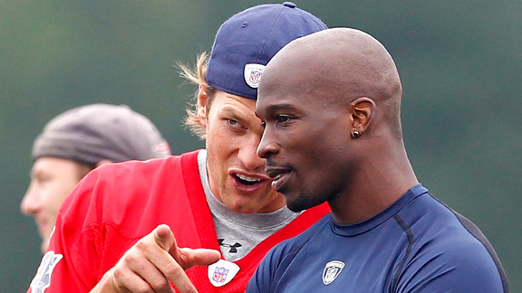 Tom Brady and Chad Ochocinco