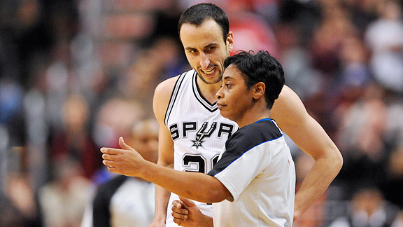 Manu Ginobili, Violet Palmer