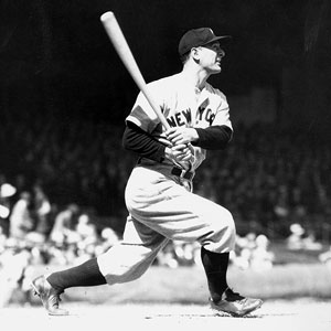 lou gehrig batting